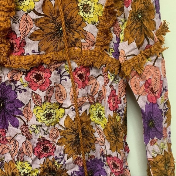 Anthropologie Raga Wild Gardens Peasant Blouse - Picture 9 of 10
